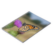 Monarch auf Weide Thistle Prairie Ridge Notizblock (Linke Seite)