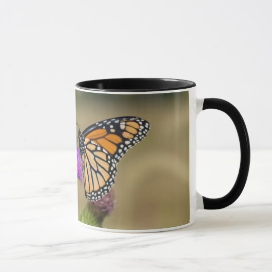 Monarch auf Weide Thistle Prairie Ridge Tasse (Rechts)
