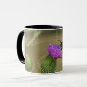 Monarch auf Weide Thistle Prairie Ridge Tasse (Vorderseite Links)