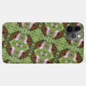 Monarch Buttefls auf der Pink Thistle Phone Case (Rückseite (Horizontal))