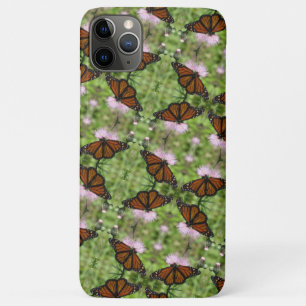 Monarch Buttefls auf der Pink Thistle Phone Case