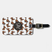 Monarch Butterfells Gepäckmarke Gepäckanhänger (Vorderseite horizontal)