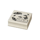 Monarch Butterfets Danke, Template Gummistempel (Stempel)