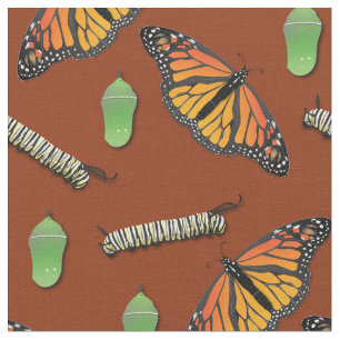 Monarch Butterfett-Raupen Stoff