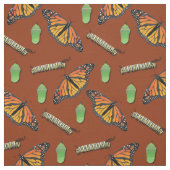 Monarch Butterfett-Raupen Stoff (Muster)
