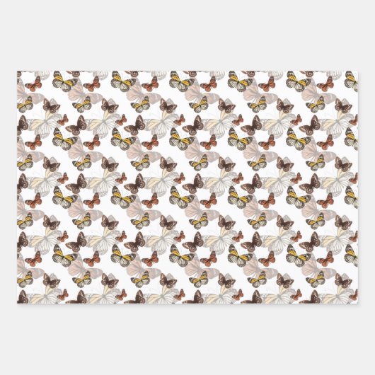 Monarch Butterfett-Wrapping Paper Geschenkpapier Set (Vorderseite 3)