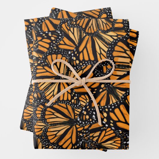 Monarch Butterfliegen Geschenkpapier Set (Beispiel)