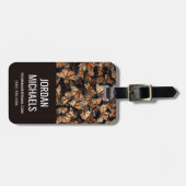 Monarch Butterfliegen | Name hinzufügen Gepäckanhänger (Vorderseite horizontal)