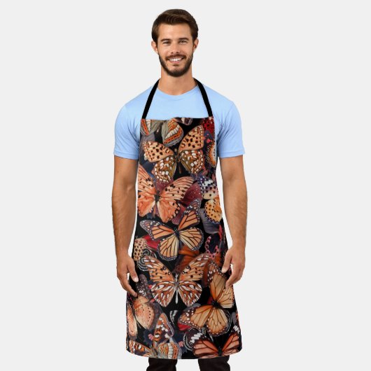 Monarch Butterfliegen Schürze (Getragen)