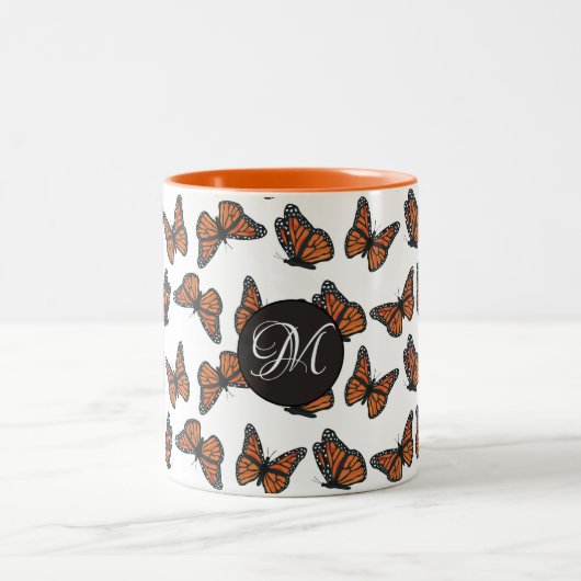 Monarch Butterflies 11 oz Zwei-Tonen-Tasse Zweifarbige Tasse (Mittel)