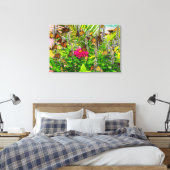 Monarch Butterflies 36 x 24 Stretched Canvas Print Leinwanddruck (Insitu (Schlafzimmer))
