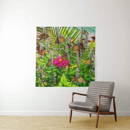 Monarch Butterflies 57 x 57 Tapestry Wandteppich (Beispiel)