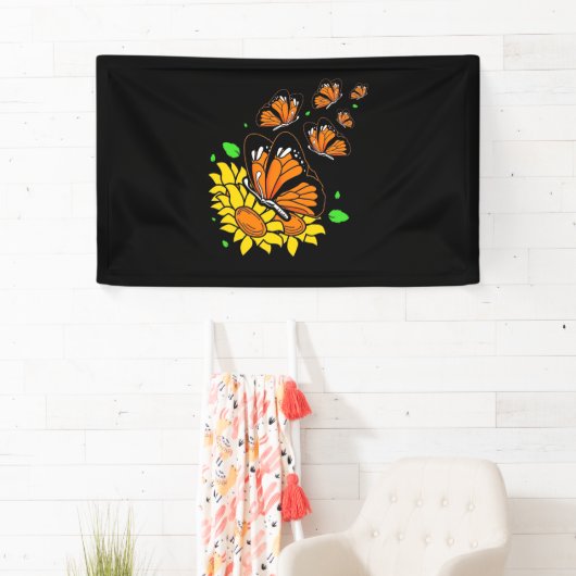 Monarch Butterflies Banner (Insitu)