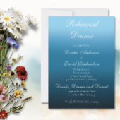 Monarch Butterflies Blue Ombre Einladung