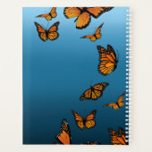 Monarch Butterflies Blue Ombre Planer (Rückseite)