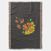 Monarch Butterflies Decke (Vorderseite Vertikal)