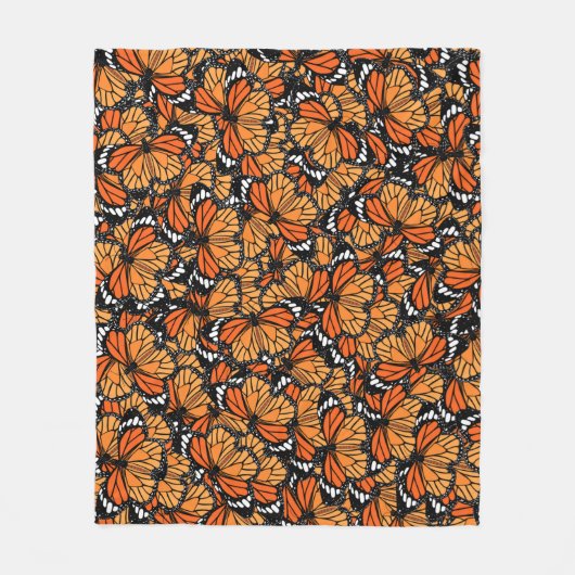 Monarch Butterflies Fleece Blanket (Vorderseite)