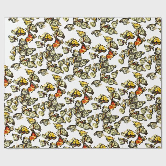 Monarch Butterflies Geschenkpapier (Flach)