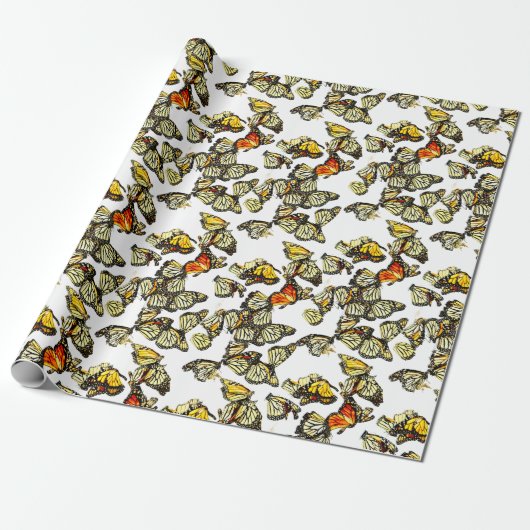 Monarch Butterflies Geschenkpapier (Ungerollt)