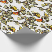 Monarch Butterflies Geschenkpapier (Ecke)