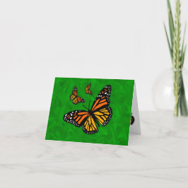 Monarch Butterflies Karte