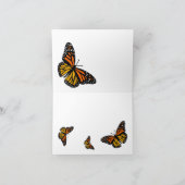 Monarch Butterflies Karte (Innenseite)