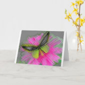 Monarch Butterflies Karte (Gelbe Blume)