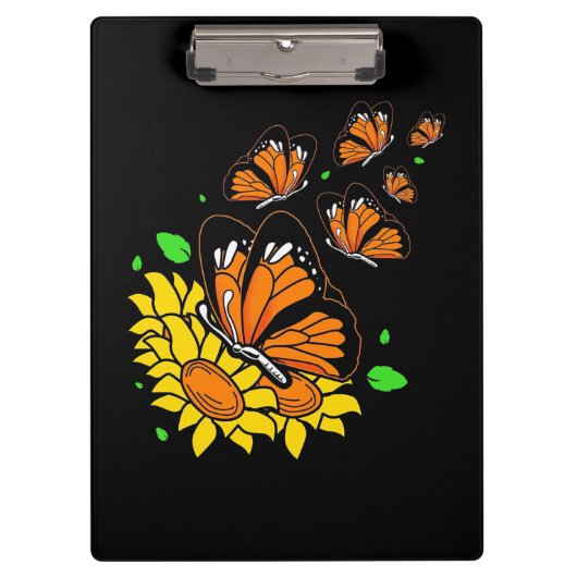 Monarch Butterflies Klemmbrett (Vorderseite)