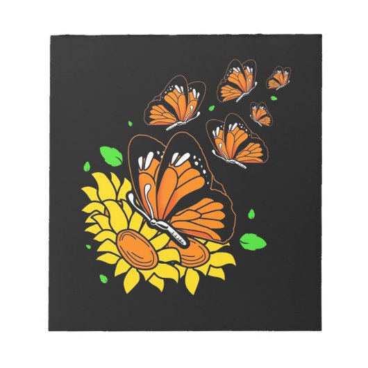 Monarch Butterflies Notizblock (Vorderseite)