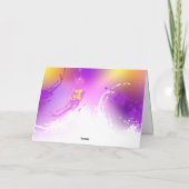 Monarch Butterflies on Purple Background (Rückseite)