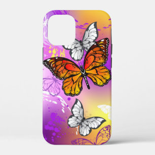 Monarch Butterflies on Purple Background Case-Mate iPhone Hülle