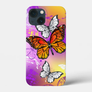 Monarch Butterflies on Purple Background Case-Mate iPhone Hülle