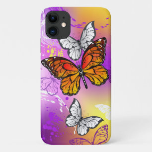 Monarch Butterflies on Purple Background Case-Mate iPhone Hülle