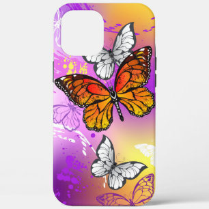 Monarch Butterflies on Purple Background Case-Mate iPhone Hülle