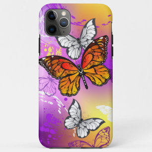 Monarch Butterflies on Purple Background Case-Mate iPhone Hülle