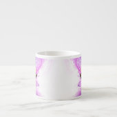 Monarch Butterflies on Purple Background Espressotasse (Vorderseite)