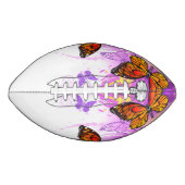 Monarch Butterflies on Purple Background Football (Vorderseite)