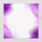 Monarch Butterflies on Purple Background Hinweiskarte (Rückseite)