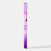 Monarch Butterflies on Purple Background iPhone Hülle (Rechte Seite)