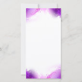 Monarch Butterflies on Purple Background Karte (Rückseite)