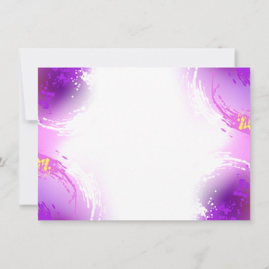 Monarch Butterflies on Purple Background Karte (Rückseite)