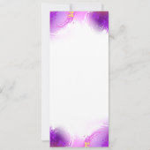 Monarch Butterflies on Purple Background Karte (Rückseite)