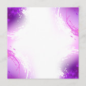 Monarch Butterflies on Purple Background Menükarte (Rückseite)