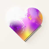 Monarch Butterflies on Purple Background Notizblock (Rückseite)