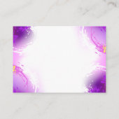 Monarch Butterflies on Purple Background Platzkarte (Rückseite)