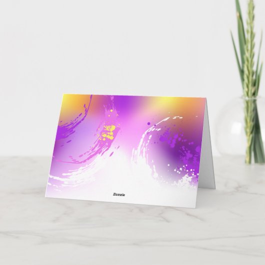 Monarch Butterflies on Purple Background Programm (Rückseite)