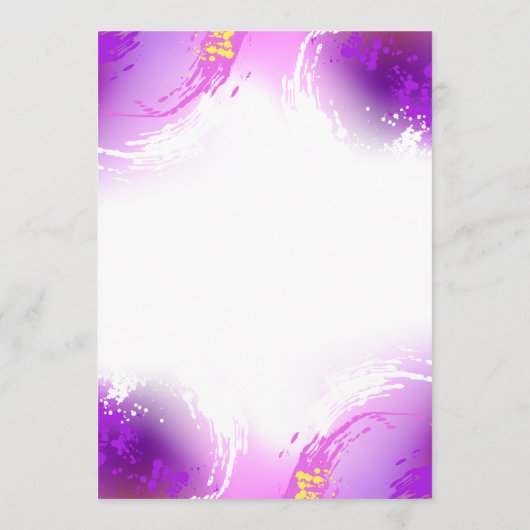 Monarch Butterflies on Purple Background Programm (Rückseite)