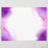 Monarch Butterflies on Purple Background Programm (Rückseite)