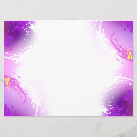 Monarch Butterflies on Purple Background Programm (Rückseite)