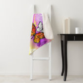 Monarch Butterflies on Purple Background Sherpadecke (Beispiel)